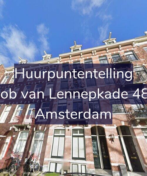 Foto gevel Huurpuntentelling voor Jacob van Lennepkade 48-A, Amsterdam