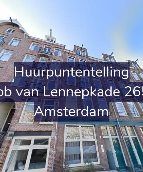 Foto gevel Huurpuntentelling voor Jacob van Lennepkade 265-D, Amsterdam
