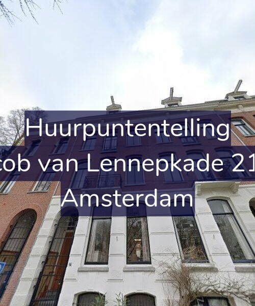 Foto gevel Huurpuntentelling voor Jacob van Lennepkade 21-2, Amsterdam