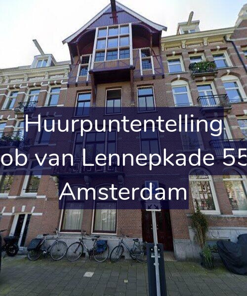 Foto gevel Huurpuntentelling voor Jacob van Lennepkade 55-H, Amsterdam