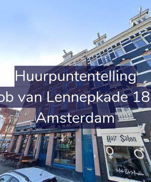 Foto gevel Huurpuntentelling voor Jacob van Lennepkade 183-1, Amsterdam