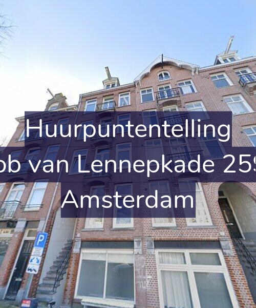 Foto gevel Huurpuntentelling voor Jacob van Lennepkade 259-H, Amsterdam