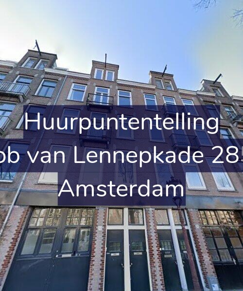 Foto gevel Huurpuntentelling voor Jacob van Lennepkade 285-H, Amsterdam