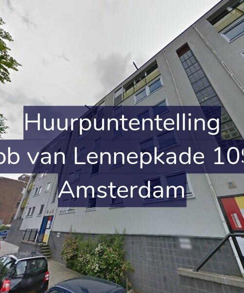 Foto gevel Huurpuntentelling voor Jacob van Lennepkade 109-D, Amsterdam