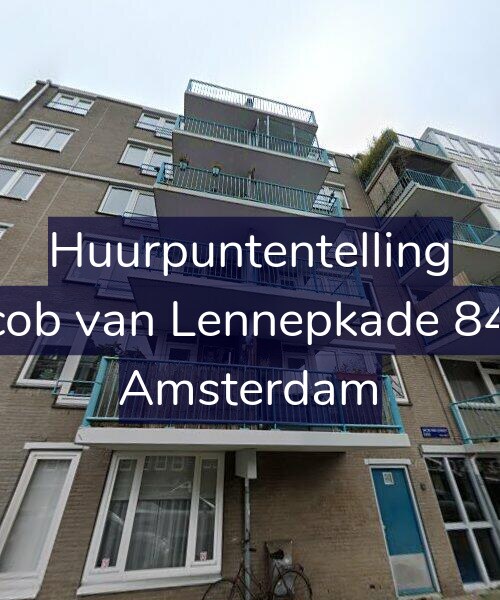 Foto gevel Huurpuntentelling voor Jacob van Lennepkade 84-F, Amsterdam