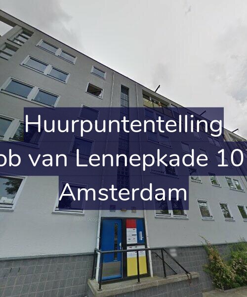 Foto gevel Huurpuntentelling voor Jacob van Lennepkade 107-B, Amsterdam