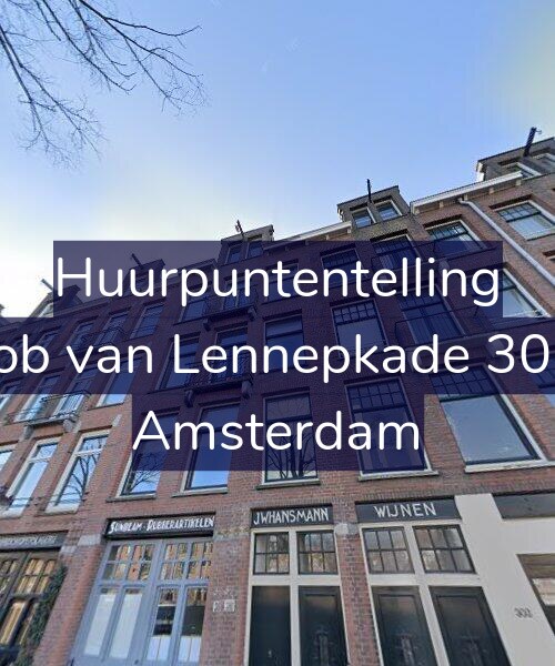 Foto gevel Huurpuntentelling voor Jacob van Lennepkade 301-3, Amsterdam