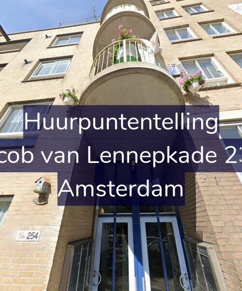 Foto gevel Huurpuntentelling voor Jacob van Lennepkade 238, Amsterdam