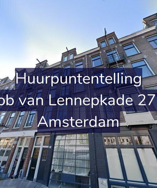 Foto gevel Huurpuntentelling voor Jacob van Lennepkade 279-1, Amsterdam
