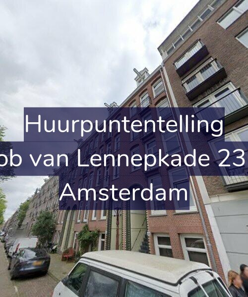 Foto gevel Huurpuntentelling voor Jacob van Lennepkade 233-2, Amsterdam