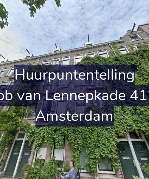 Foto gevel Huurpuntentelling voor Jacob van Lennepkade 412-C, Amsterdam