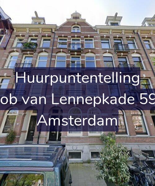 Foto gevel Huurpuntentelling voor Jacob van Lennepkade 59-H, Amsterdam