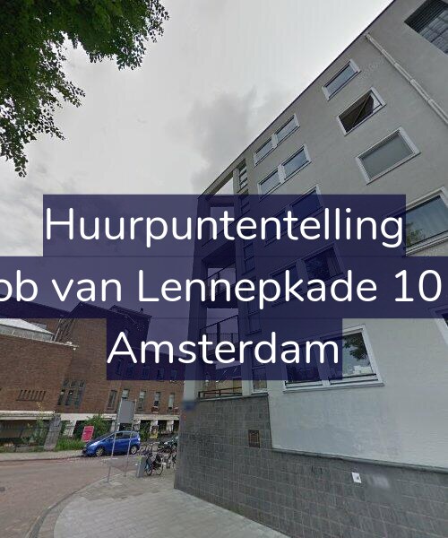 Foto gevel Huurpuntentelling voor Jacob van Lennepkade 105-B, Amsterdam