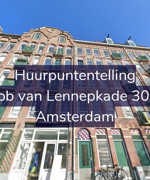 Foto gevel Huurpuntentelling voor Jacob van Lennepkade 308-F, Amsterdam