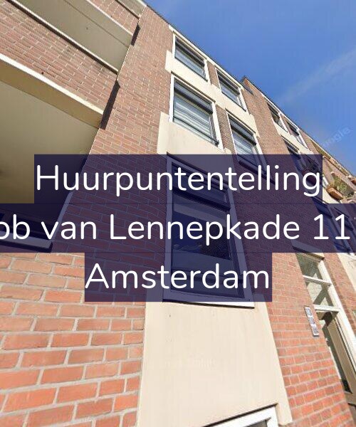 Foto gevel Huurpuntentelling voor Jacob van Lennepkade 112-B, Amsterdam