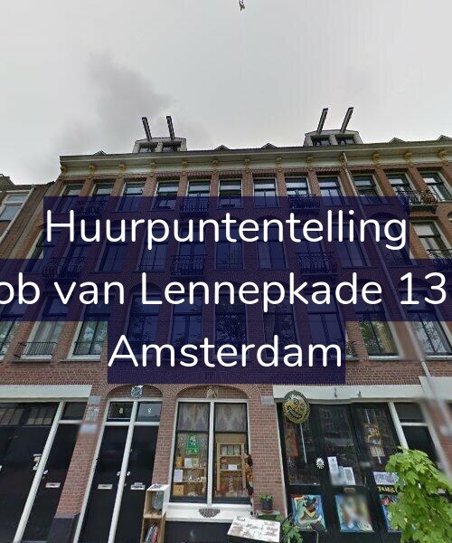 Foto gevel Huurpuntentelling voor Jacob van Lennepkade 135-3, Amsterdam
