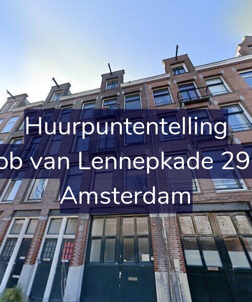 Foto gevel Huurpuntentelling voor Jacob van Lennepkade 291-2, Amsterdam