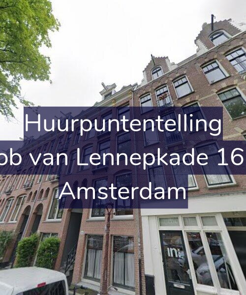 Foto gevel Huurpuntentelling voor Jacob van Lennepkade 169-1, Amsterdam