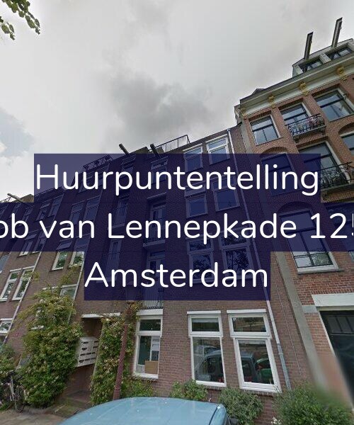 Foto gevel Huurpuntentelling voor Jacob van Lennepkade 125-D, Amsterdam