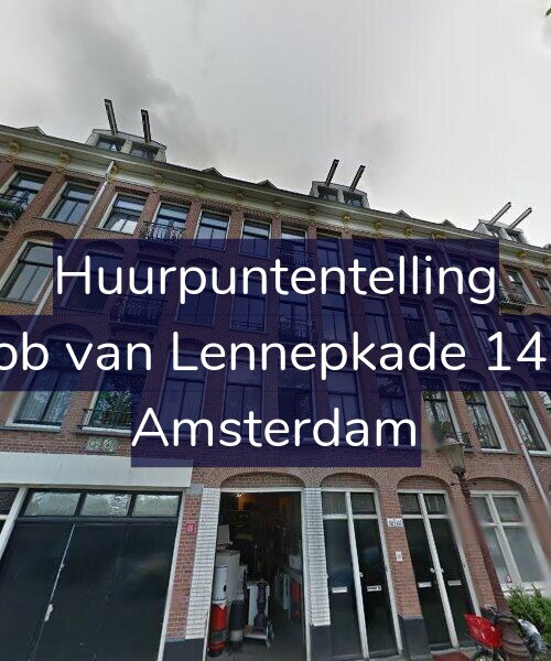 Foto gevel Huurpuntentelling voor Jacob van Lennepkade 141-2, Amsterdam