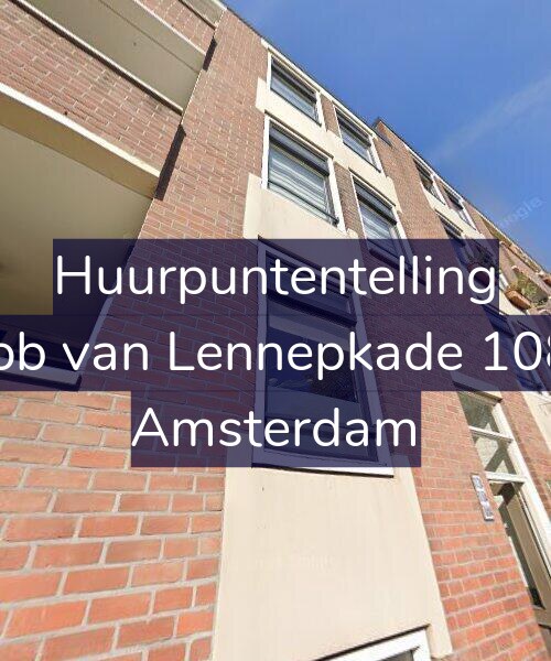 Foto gevel Huurpuntentelling voor Jacob van Lennepkade 108-A, Amsterdam