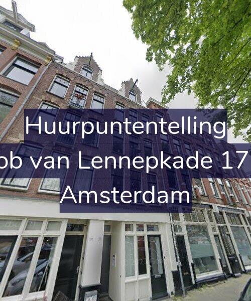 Foto gevel Huurpuntentelling voor Jacob van Lennepkade 173-1, Amsterdam