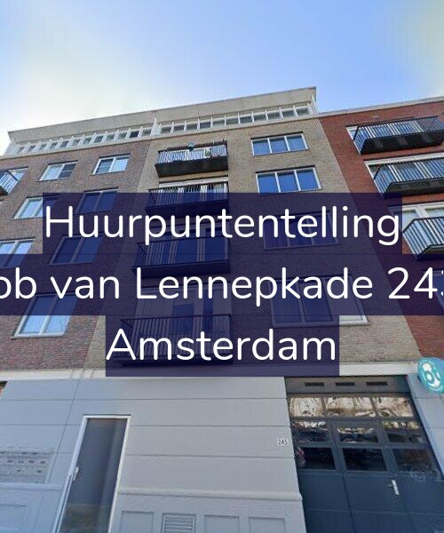 Foto gevel Huurpuntentelling voor Jacob van Lennepkade 243-A, Amsterdam
