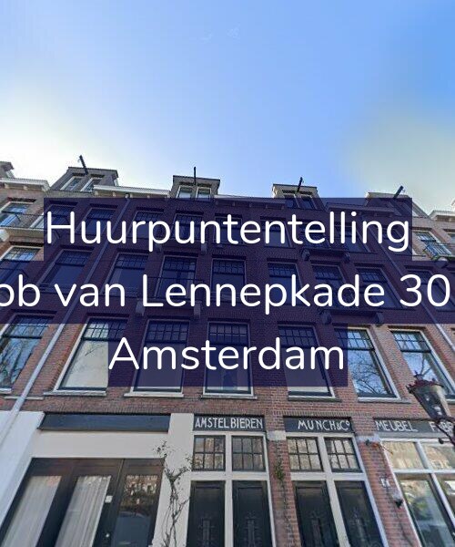 Foto gevel Huurpuntentelling voor Jacob van Lennepkade 305-3, Amsterdam