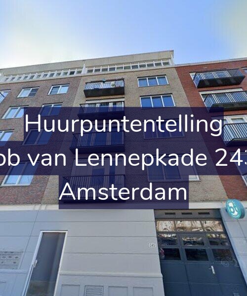 Foto gevel Huurpuntentelling voor Jacob van Lennepkade 243-D, Amsterdam