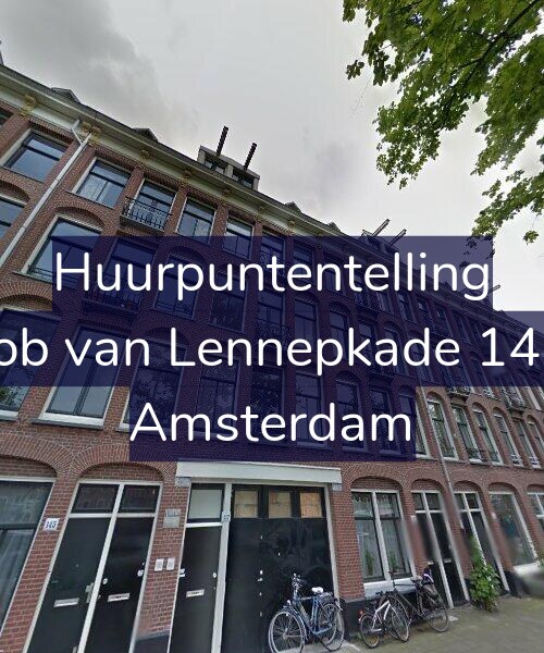 Foto gevel Huurpuntentelling voor Jacob van Lennepkade 147-3, Amsterdam