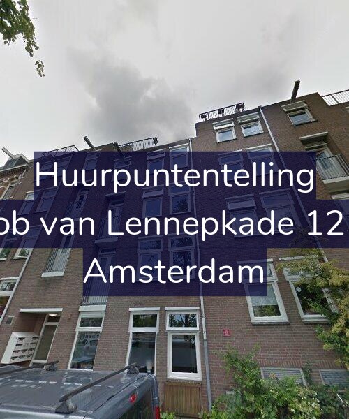 Foto gevel Huurpuntentelling voor Jacob van Lennepkade 123-B, Amsterdam