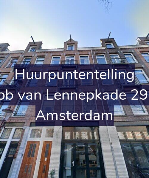 Foto gevel Huurpuntentelling voor Jacob van Lennepkade 295-3, Amsterdam