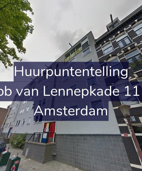 Foto gevel Huurpuntentelling voor Jacob van Lennepkade 111-A, Amsterdam