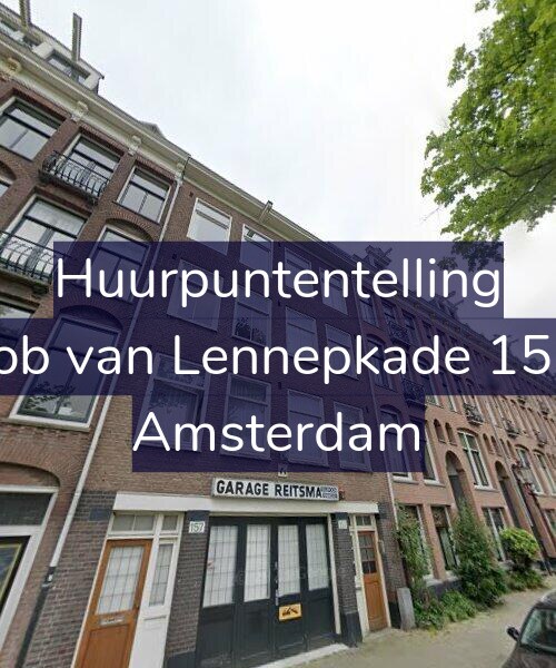Foto gevel Huurpuntentelling voor Jacob van Lennepkade 157-2, Amsterdam