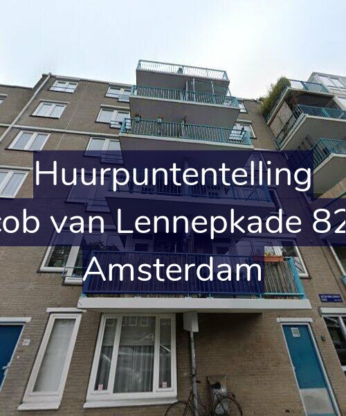 Foto gevel Huurpuntentelling voor Jacob van Lennepkade 82-B, Amsterdam