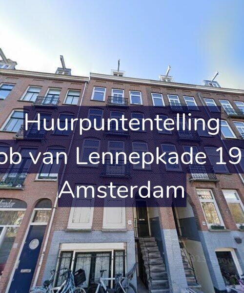 Foto gevel Huurpuntentelling voor Jacob van Lennepkade 193-2, Amsterdam