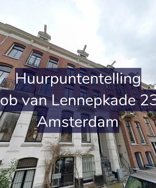 Foto gevel Huurpuntentelling voor Jacob van Lennepkade 23-O, Amsterdam