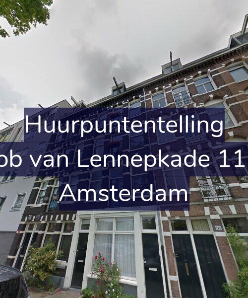 Foto gevel Huurpuntentelling voor Jacob van Lennepkade 115-2, Amsterdam