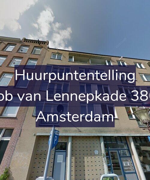 Foto gevel Huurpuntentelling voor Jacob van Lennepkade 380-B, Amsterdam