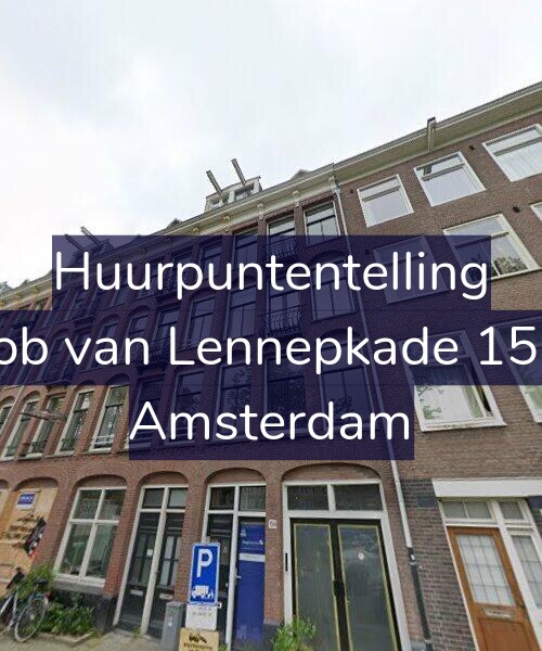 Foto gevel Huurpuntentelling voor Jacob van Lennepkade 155-3, Amsterdam