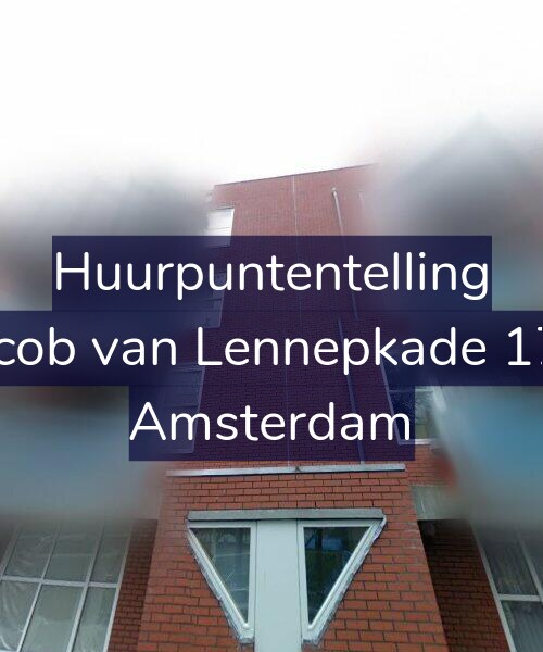 Foto gevel Huurpuntentelling voor Jacob van Lennepkade 170, Amsterdam