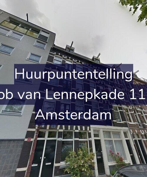 Foto gevel Huurpuntentelling voor Jacob van Lennepkade 113-1, Amsterdam