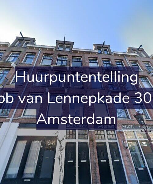 Foto gevel Huurpuntentelling voor Jacob van Lennepkade 305-1, Amsterdam