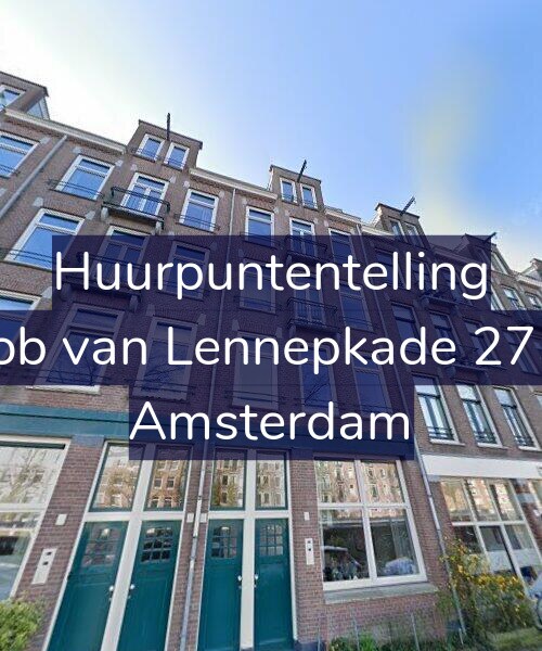 Foto gevel Huurpuntentelling voor Jacob van Lennepkade 275-B, Amsterdam