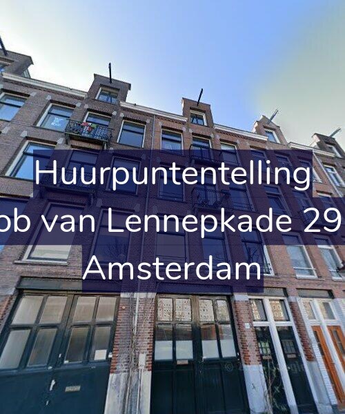 Foto gevel Huurpuntentelling voor Jacob van Lennepkade 293-2, Amsterdam