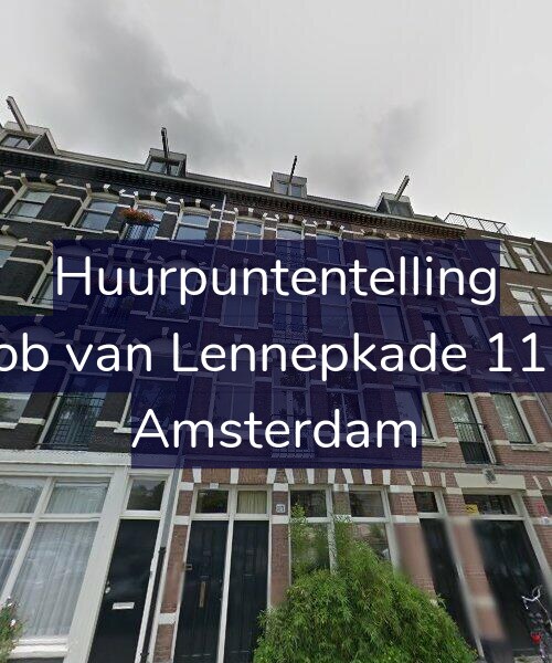 Foto gevel Huurpuntentelling voor Jacob van Lennepkade 117-2, Amsterdam