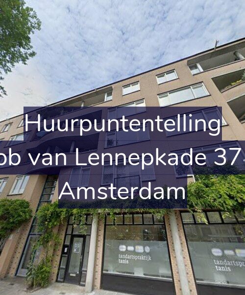 Foto gevel Huurpuntentelling voor Jacob van Lennepkade 374-B, Amsterdam