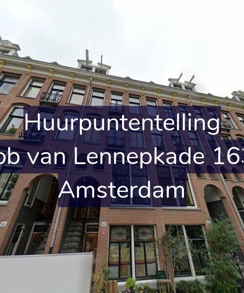Foto gevel Huurpuntentelling voor Jacob van Lennepkade 163-H, Amsterdam