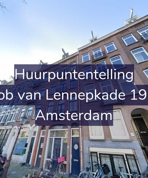 Foto gevel Huurpuntentelling voor Jacob van Lennepkade 191-3, Amsterdam