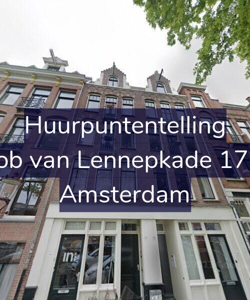 Foto gevel Huurpuntentelling voor Jacob van Lennepkade 171-1, Amsterdam